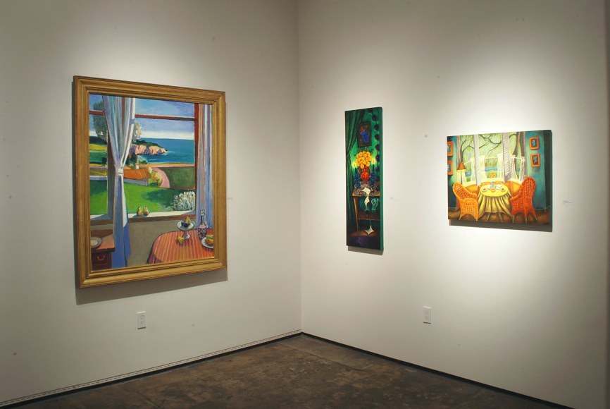 Installation photograph of AGORAPHOBIA: Portraits of American Interiors, Robert Frame, Patssi Valdez