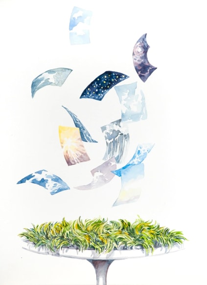 NATHAN HUFF , Other Skies (Study), 2021