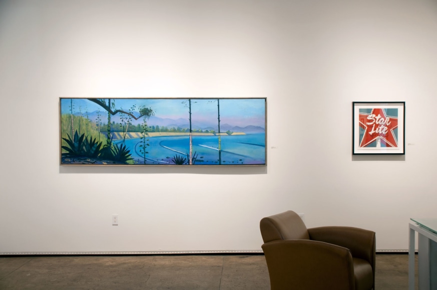 Installation photograph of California on my Mind, Hank Pitcher, Dave Lefner