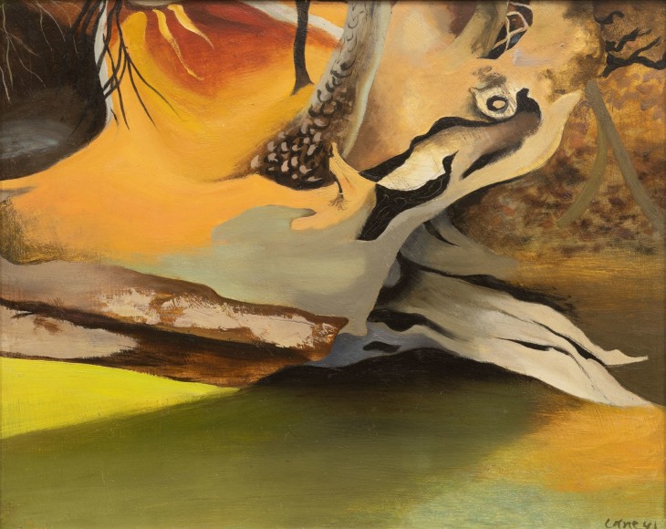 BETTY LANE (1907-1996), Untitled (A Tree in the Forest), 1941