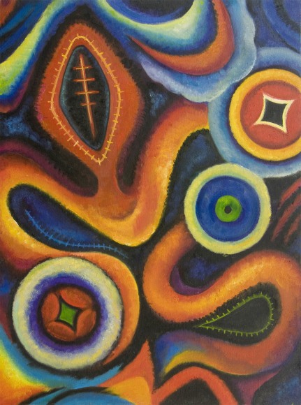 Angela Perko, Kwoma Rhythm, 2017