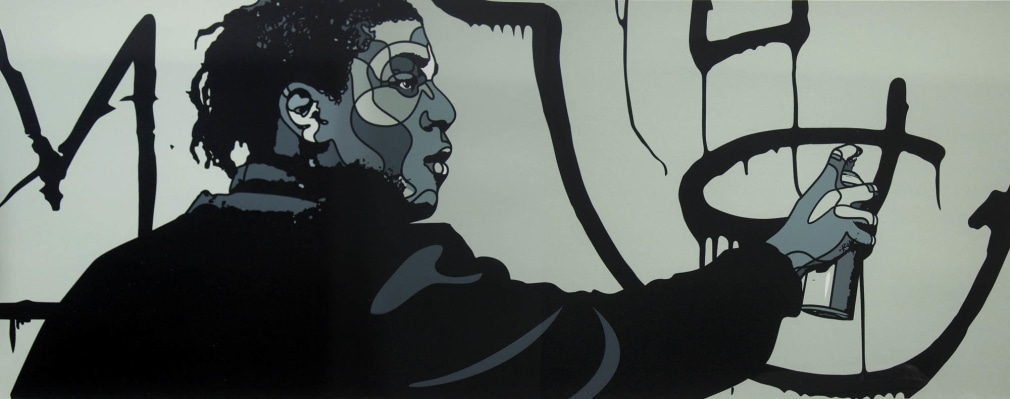 David Flores, &quot;Downtown 81&quot; Mural Print, 2017