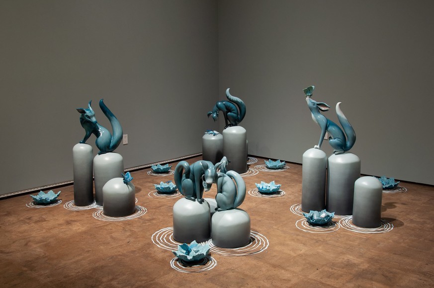 THE WALLS BECAME THE WORLD ALL AROUND: New Work by Rebekah Bogard &amp; Susan McDonnell install