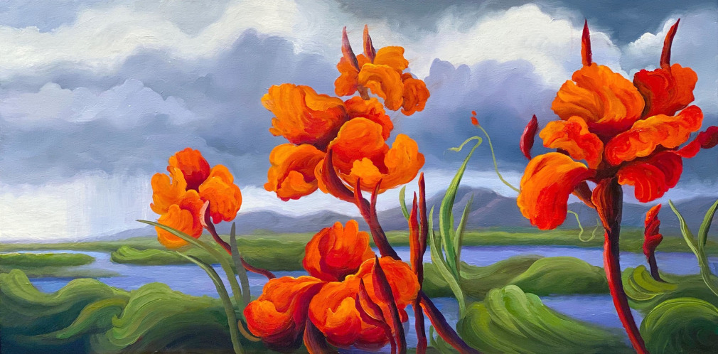 PHOEBE BRUNNER , Wild Cannas, 2020