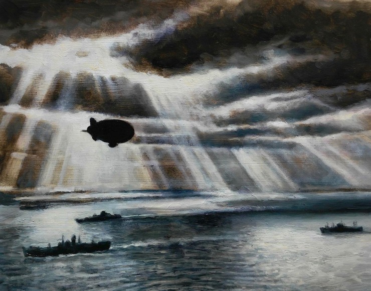 LAWRENCE GIPE, Study for Convoy, 1945, 1940, 2018