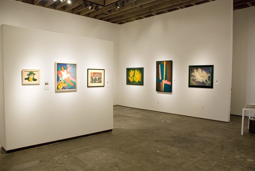 The Declarations of Independents: An Exhibition of Strong Women Modernists installation