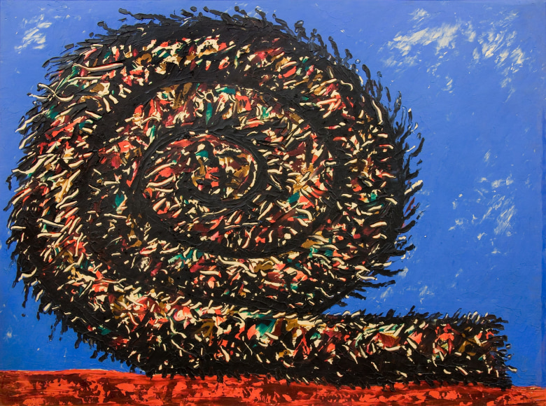 MICHAEL DVORTCSAK (1938-2019), Vertical Coil, 1980