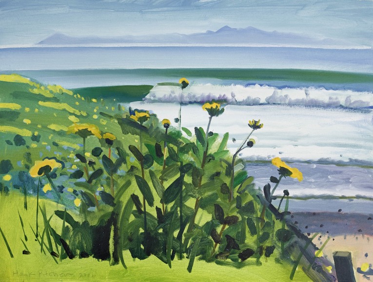 Hank Pitcher, Coal Oil Point, Spring, Big Swell, 2016