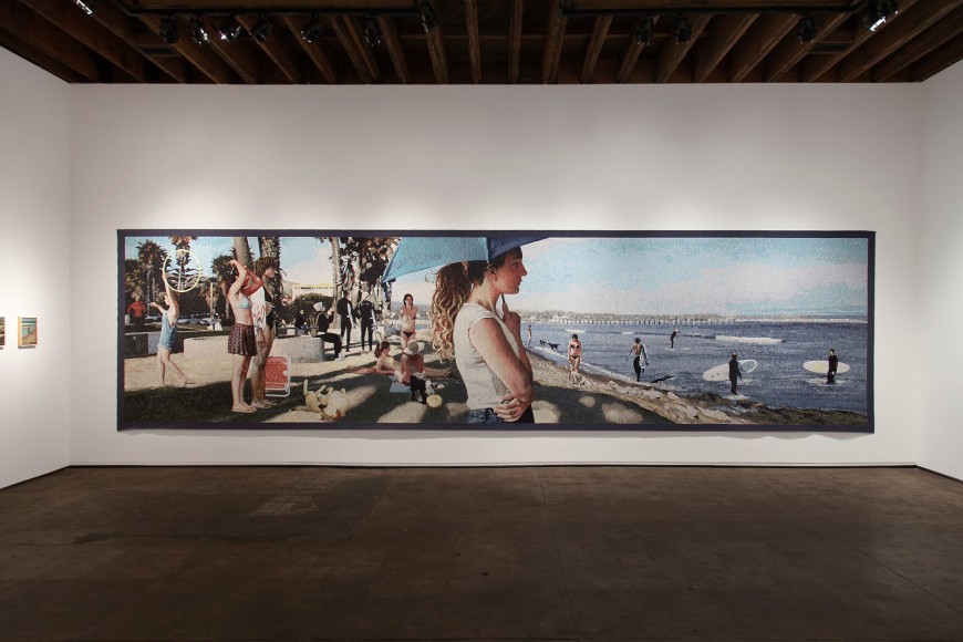 John Nava: Painting &amp; Tapestry installation photograph