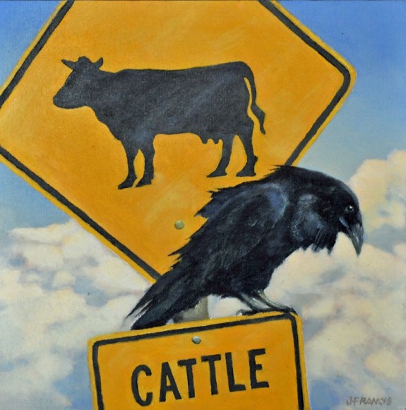 Jon Francis, Crossing Guard Raven, 2017