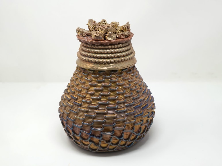 LYNDA WEINMAN , Neptune's Garden Vase, 2021-2022