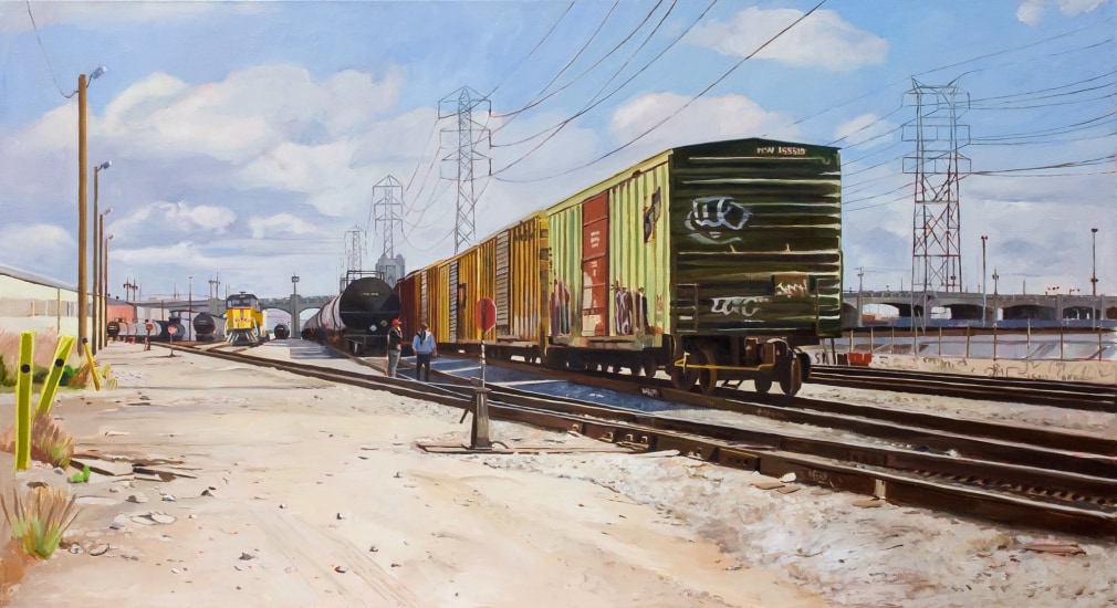 PATRICIA CHIDLAW, Freight and First St. Bridge, LA, 2020