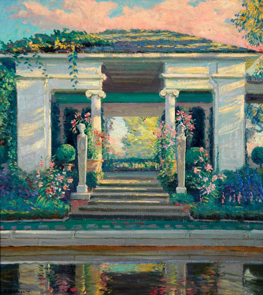 ARTHUR HAZARD (1872-1930), The Pergola, c. 1925