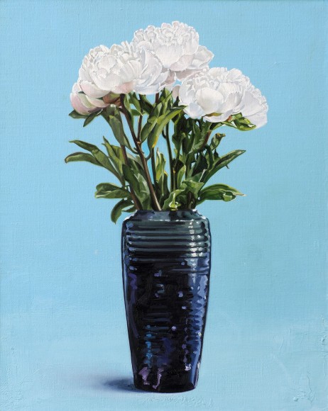 JOHN NAVA , Peonies Dark Vase, 2022