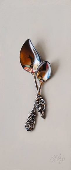 LESLIE LEWIS SIGLER , Silver Pair #40 The Metaphysician and The Assistant, 2023