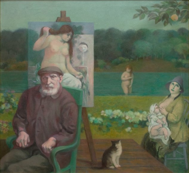 RICHARD HAINES (1906-1984), The Source - Homage to Renoir, 1975