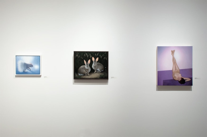 Installation photograph of REAL WOMEN: Realist Art by American Women, Susan McDonnell, Laura Krifka