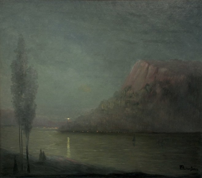 LEON DABO (1864-1960), Storm King on the Hudson, c. 1900