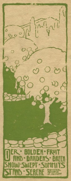 NELL BROOKER MAYHEW (1876-1940), Our Golden Fruit, c. 1920