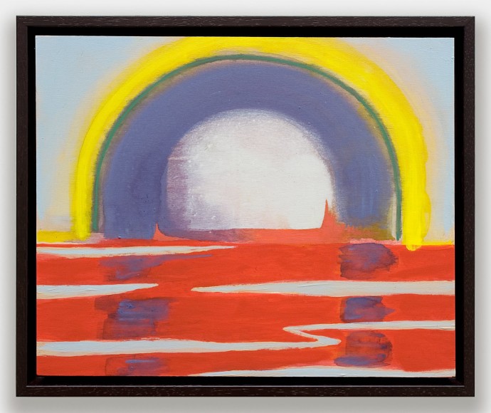 MARIA REND&Oacute;N, Red River, 2020-21 framed