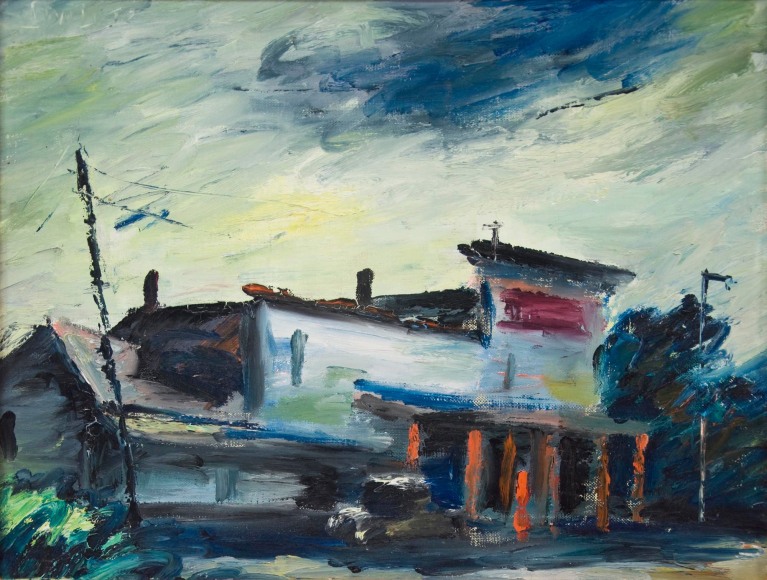 DAN LUTZ (1906-1978), Sphinx Corner