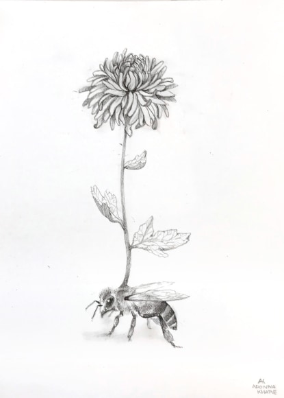ADONNA KHARE, Bee and Flower, 2021
