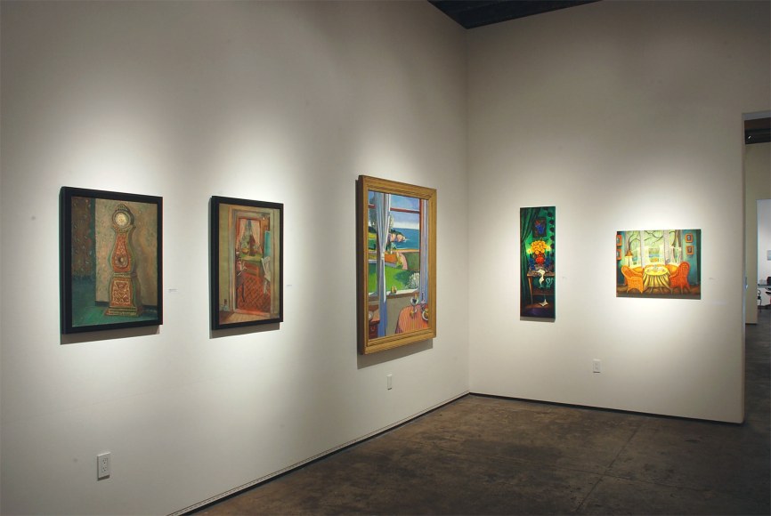 Installation photograph of AGORAPHOBIA: Portraits of American Interiors, Anders Aldrin, Robert Frame, Patssi Valdez