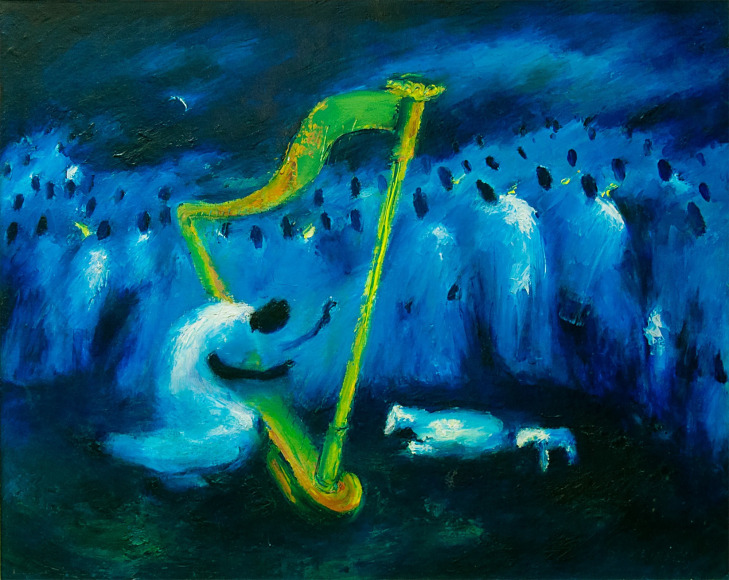 DAN LUTZ (1906-1978), I Got a Harp, c. 1941