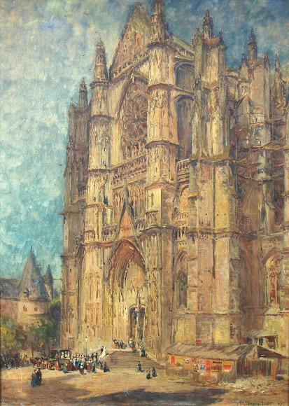 Colin Campbell Cooper, Beauvais Cathedral, 1907