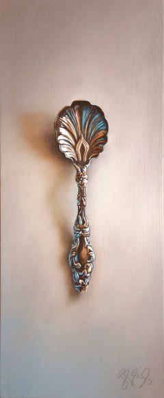 LESLIE LEWIS SIGLER, Silver Spoon #162, The Obsessive, 2020