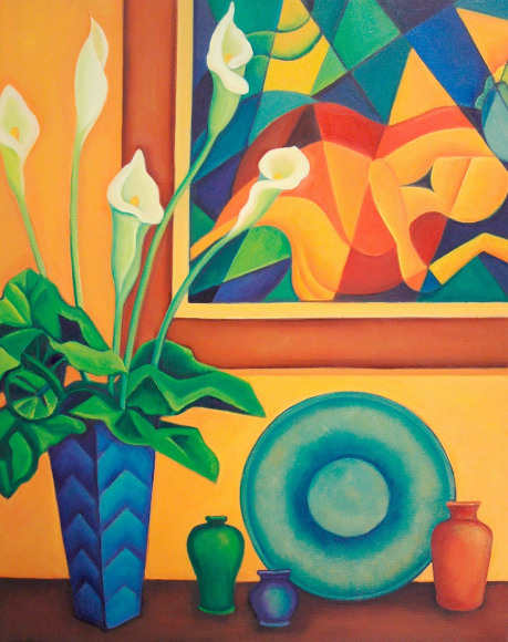 ANGELA PERKO , Still Life with Calla Lilies, 2007.