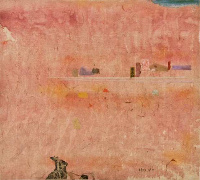 William Dole (1917-1983) Small Town Near Butte, 1962