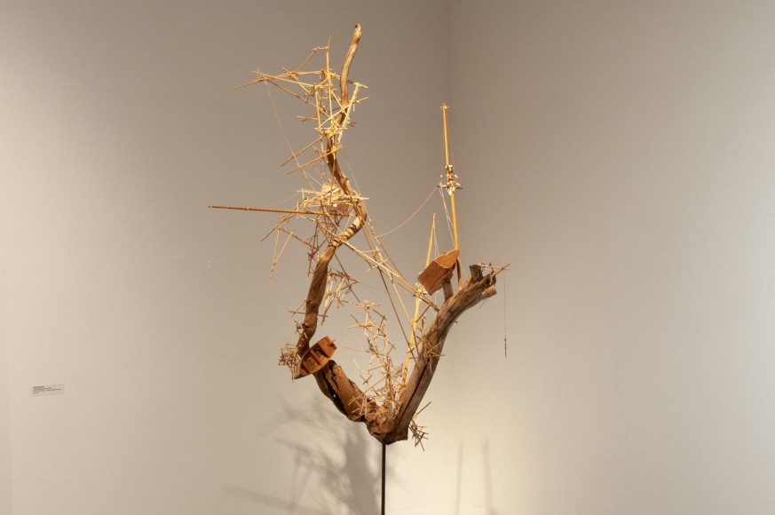 Installation photograph of NATHAN HUFF: The Stories We Tell Ourselves, Rigging