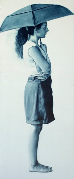 John Nava, Figure with Parasol, 2017