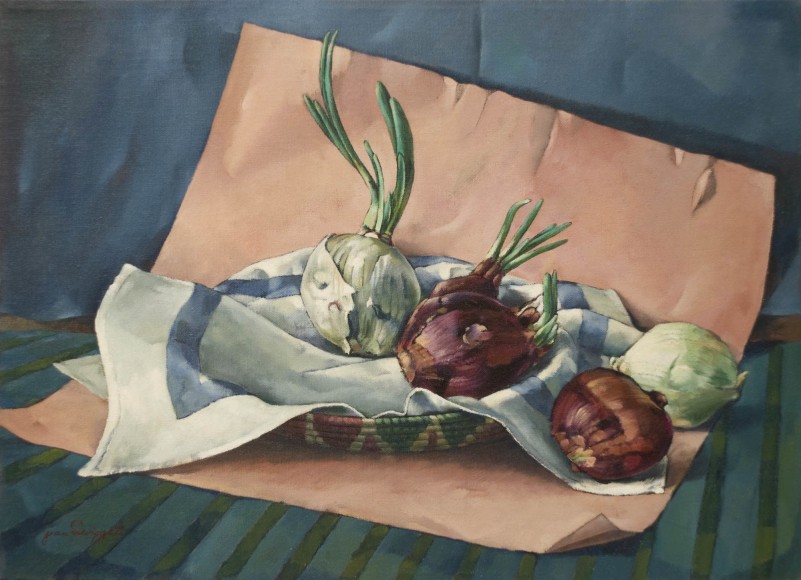 Jean Swiggett, Onions in a Mexican Basket, 1961