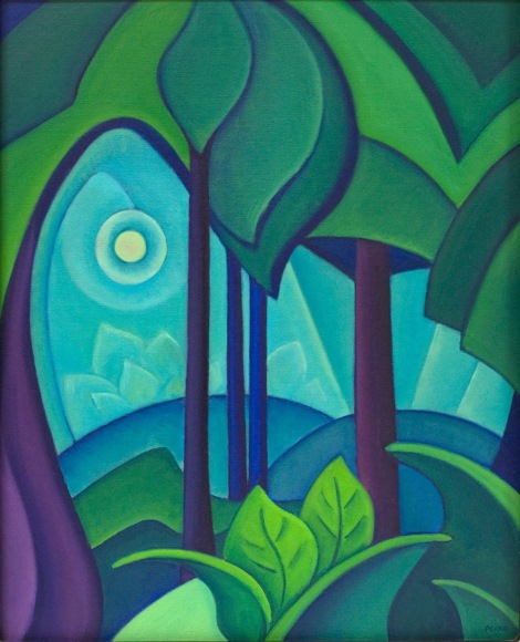 ANGELA PERKO, Big Sur Path (Organic Rhythm Series #3), 2004