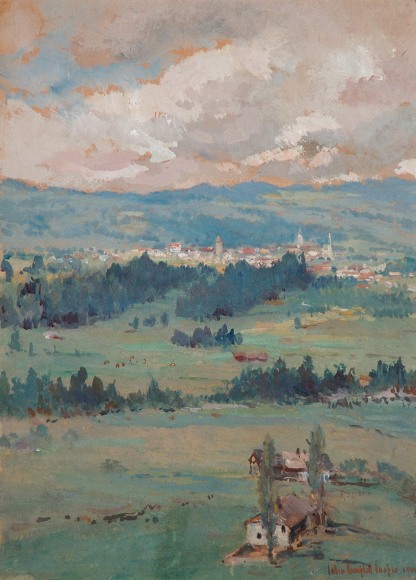 COLIN CAMPBELL COOPER (1856-1937), Pastoral Scene, c 1900