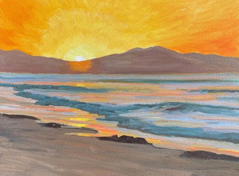 JOHN IWERKS , Coastal Sunrise, 2022