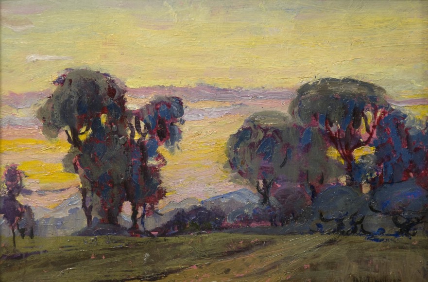 Nell Brooker Mayhew, Eucalyptus Sunset, c. 1920