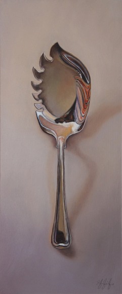 LESLIE LEWIS SIGLER, Silver Spoon #119, The Eccentric, 2017