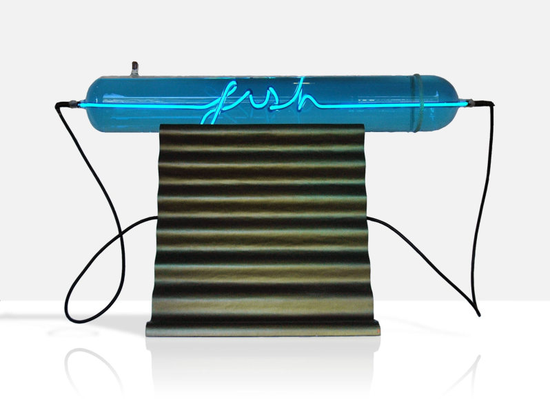 PETER ZECHER (1945-1996), Neon Fish, c 1975