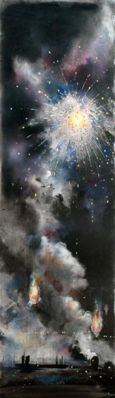 JOSEPH GOLDYNE , G.G. Bridge & Night Sky, 1987