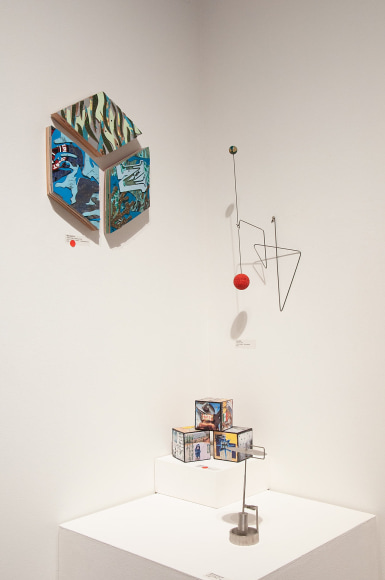 100 GRAND 2019 installation shot with Inga Guzyte, Steven Gilbar, Dan Levin, and Ken Bortolazzo