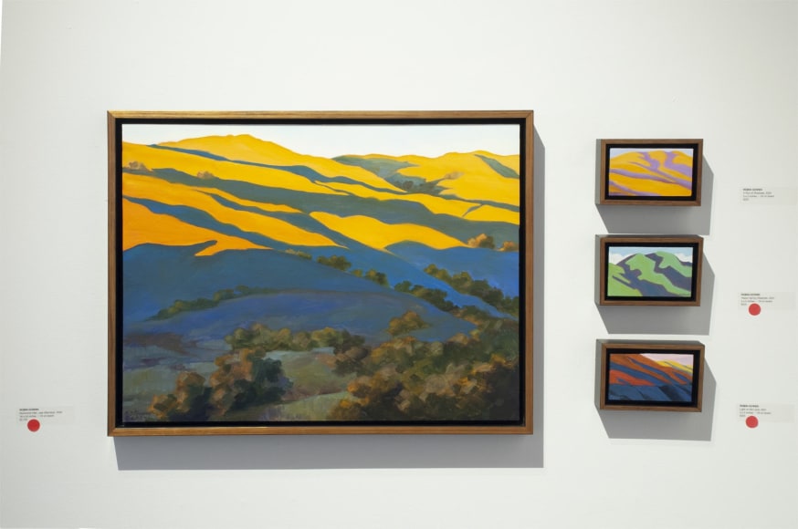 Installation photograph of ROBIN GOWEN: Sight Lines, 2021