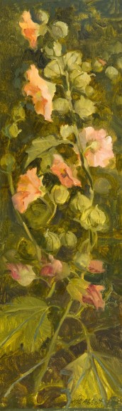 MEREDITH BROOKS ABBOTT , Tall Hollyhocks, 2022