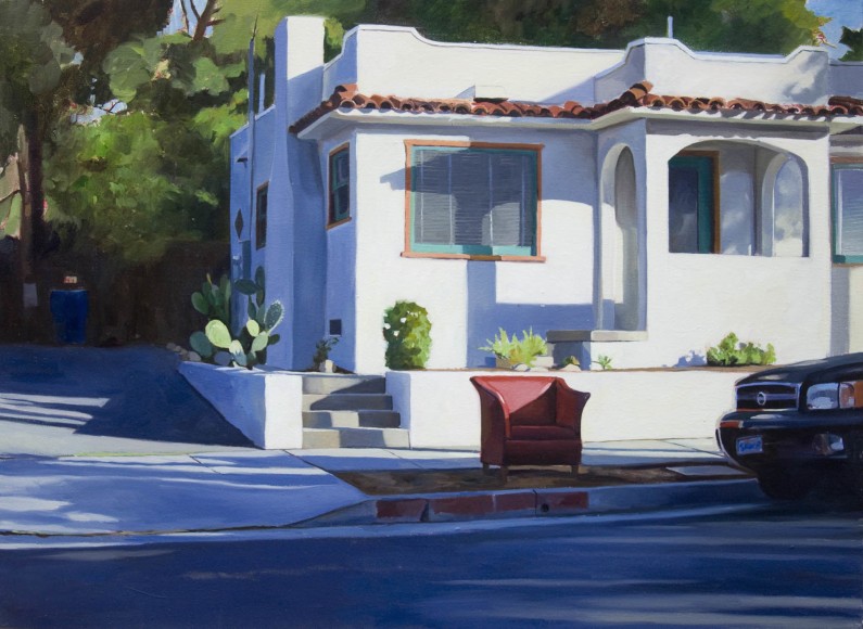 Patricia Chidlaw, The Red Chair, 2017