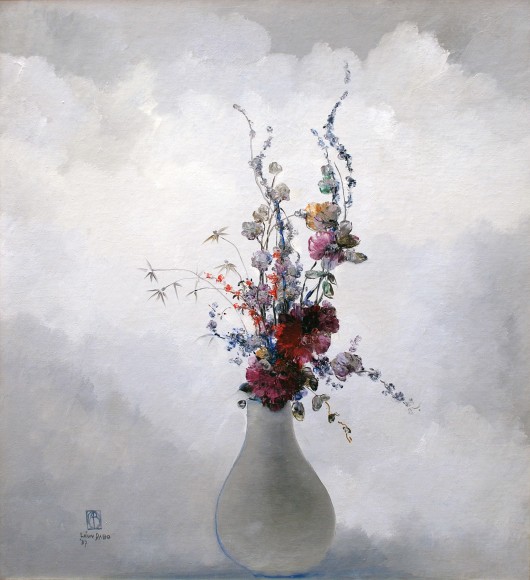 LEON DABO (1864-1960), Vase Blanc, 1937