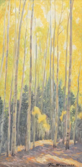 Ray Strong (1905-2006), Fall Grove in Yellow, 1965