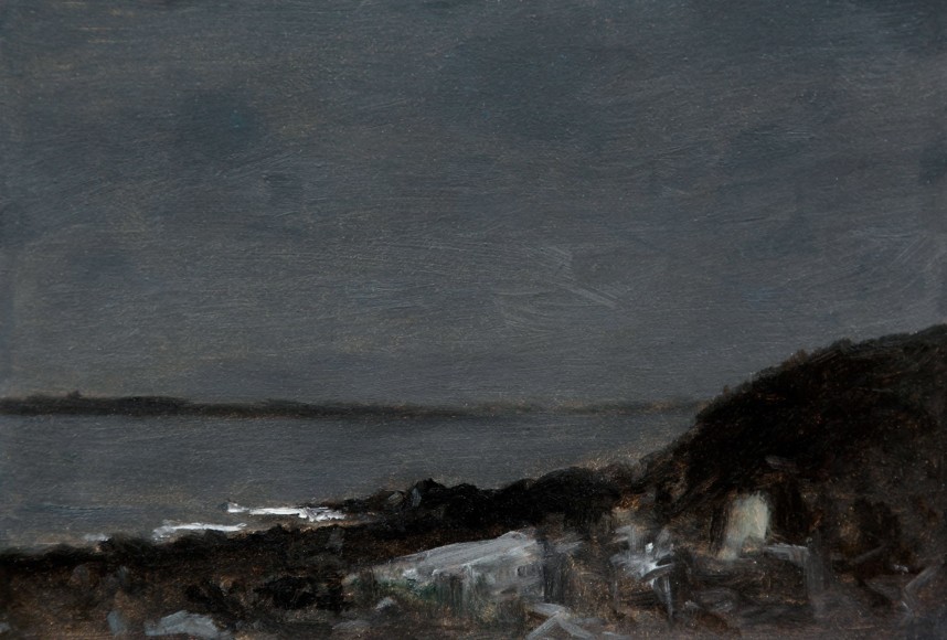 LOCKWOOD DE FOREST (1850-1932), Moonlight on the Shore, 1901
