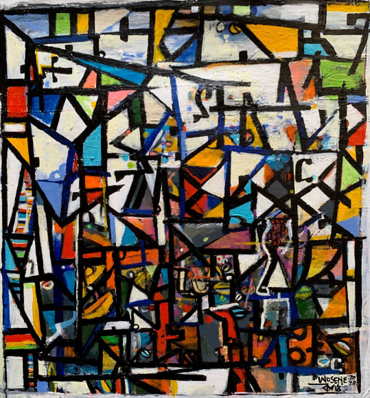 WOSENE WORKE KOSROF, Game of Words III, 2020